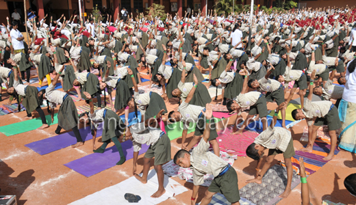 Yoga Guinness Record in Mangalore / Yoga for Future